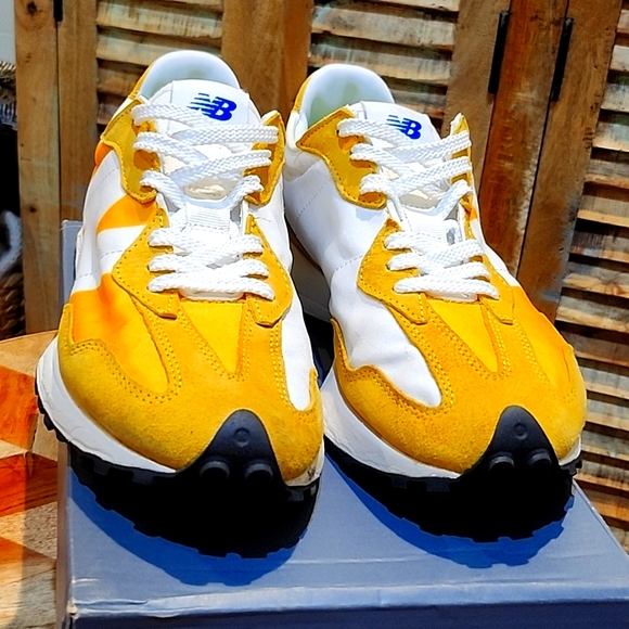 New Balance Other - New Balance 327 sneakers. Yellow and white. Size 9